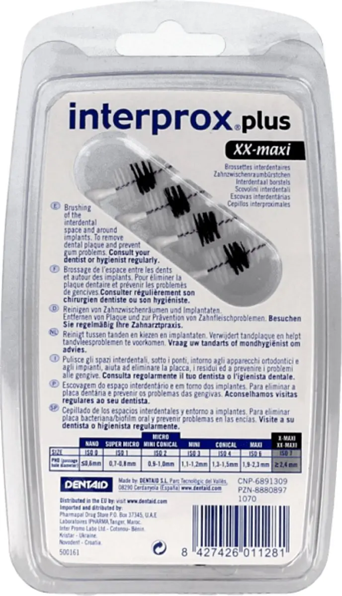 Interprox Plus XX Maxi Conical Ragers 2,9mm - 4 Stuks