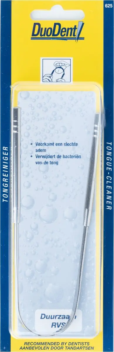 Duodent Tongreiniger RVS - Zilver