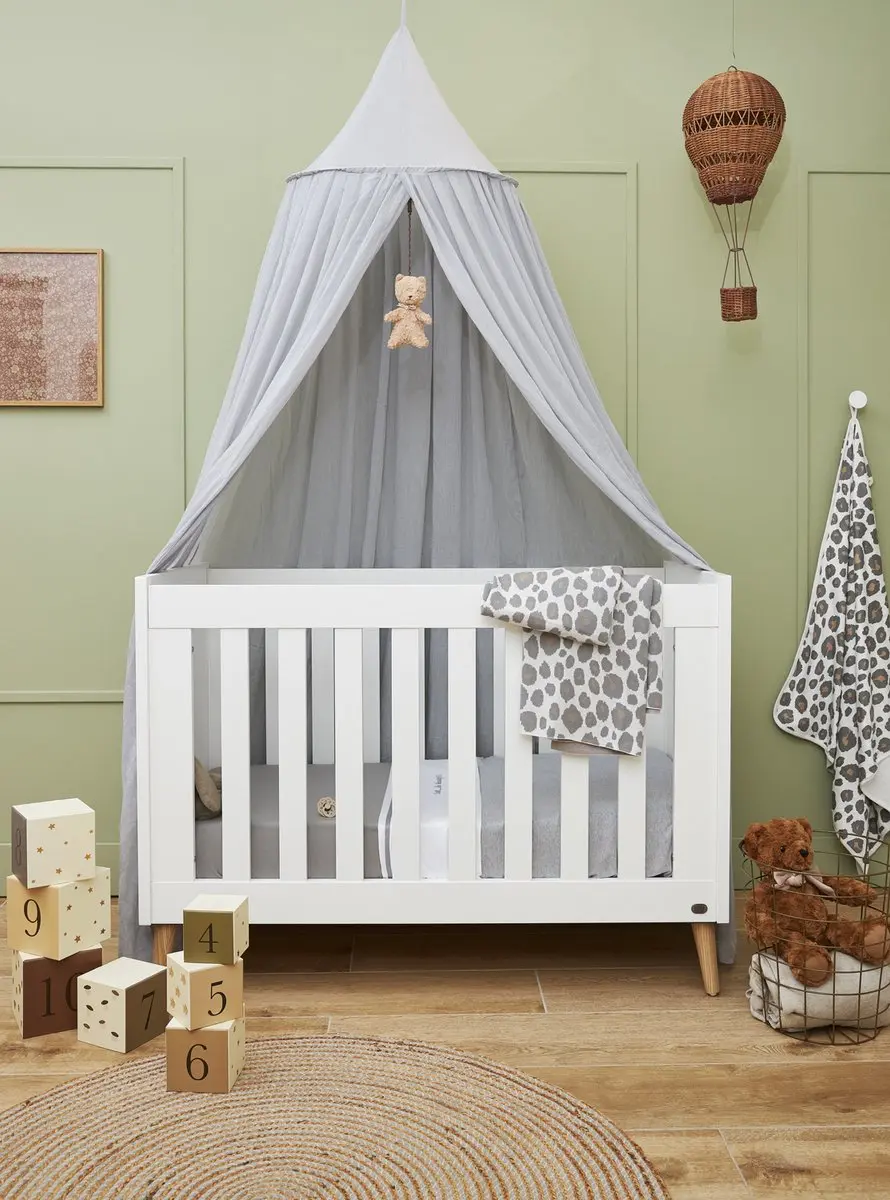 Meyco Baby Uni Hoeslaken Ledikant - 60x120cm - Grijs - afbeelding 6 van 6