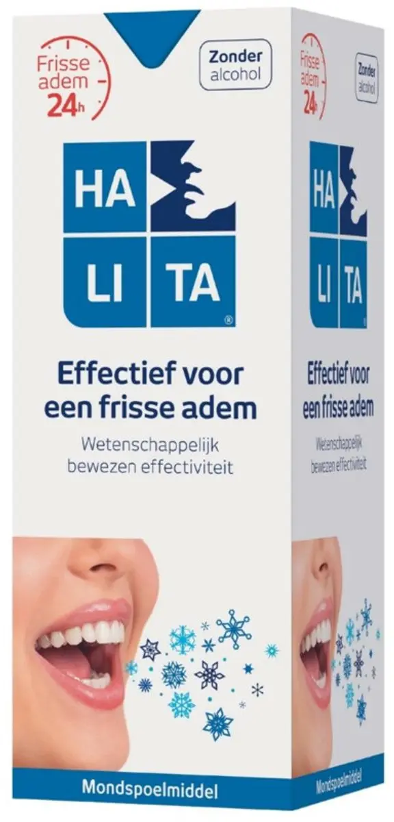 Halita Mondwater Frisse Adem 500ml - 3 Stuks
