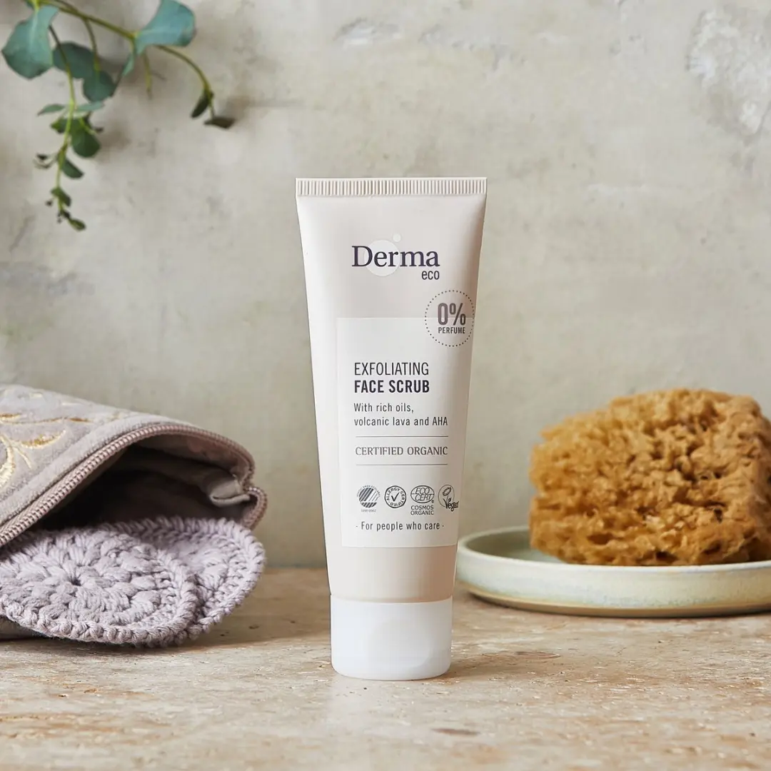 Derma Eco 2-in-1 Gezichtsscrub 450ml - 6x75ml - AHA 5% - Aloe Vera