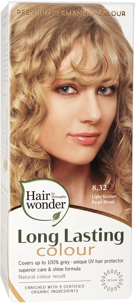 Hairwonder Long Lasting Colour Licht Golden Peach Blond 8.32 - 100ml