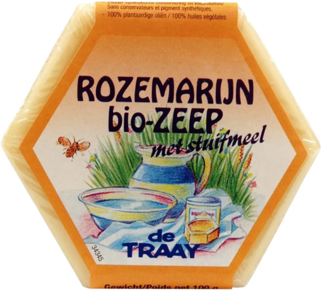 De Traay Rozemarijn/Stuifmeel Zeep 100mg