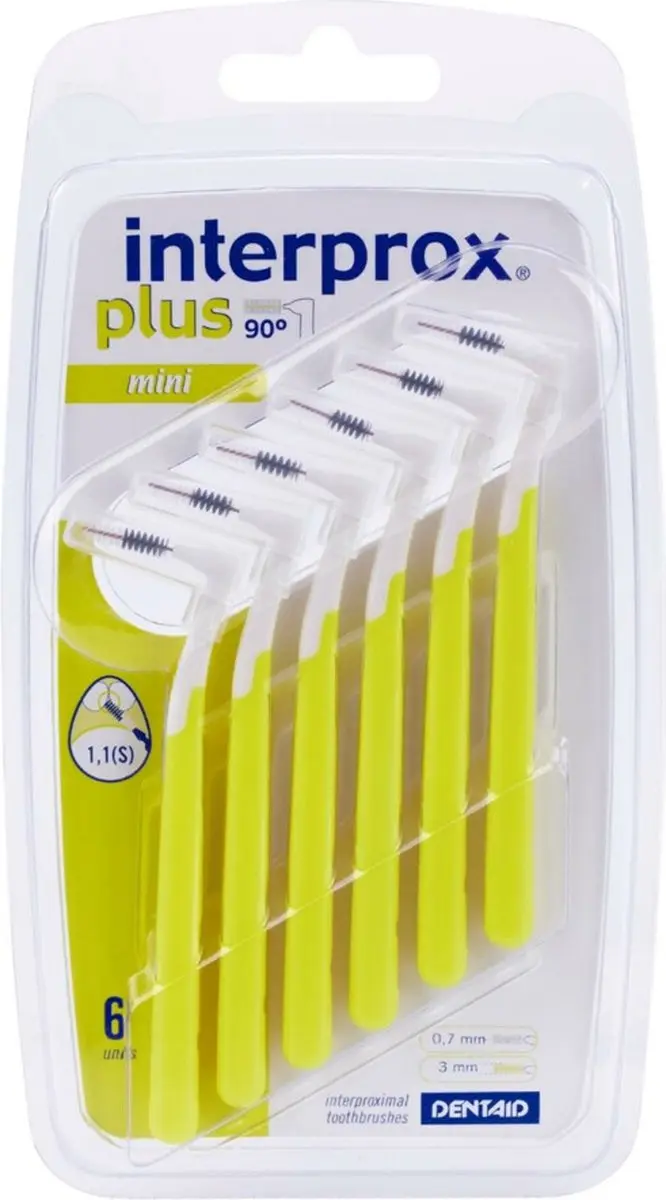 Interprox Plus Mini Geel 3.0mm - 18 Stuks