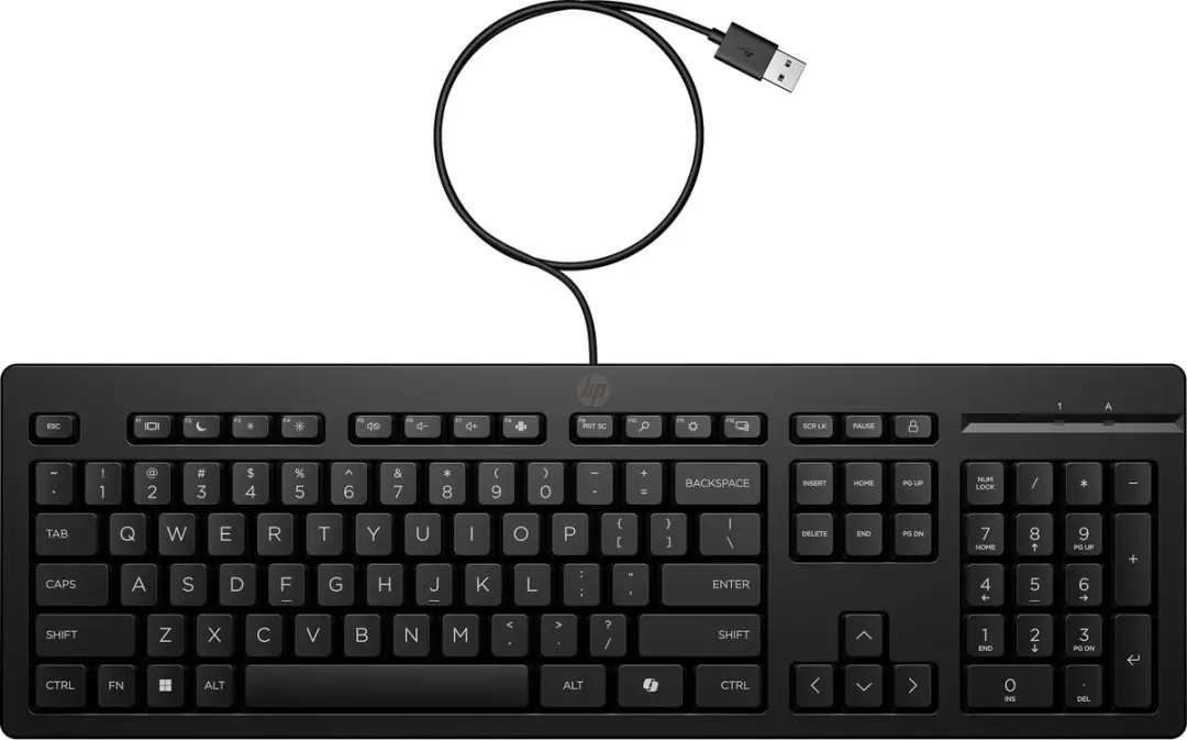 HP 125 Toetsenbord 266C9AA#AKD - Zwart