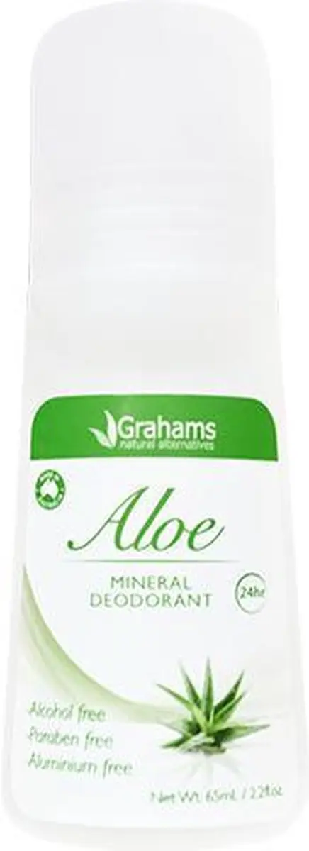 Grahams Aloë Mineral Deodorant Roll-on 65ml