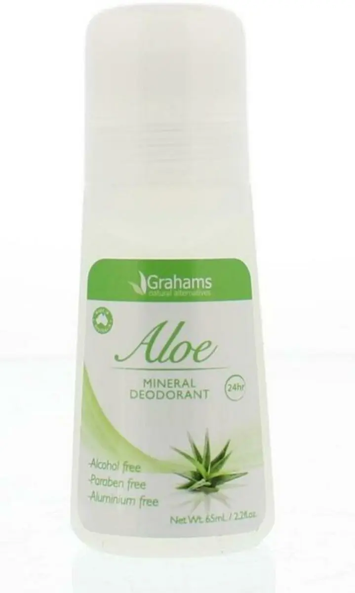 Grahams Aloë Mineral Deodorant Roll-on 65ml