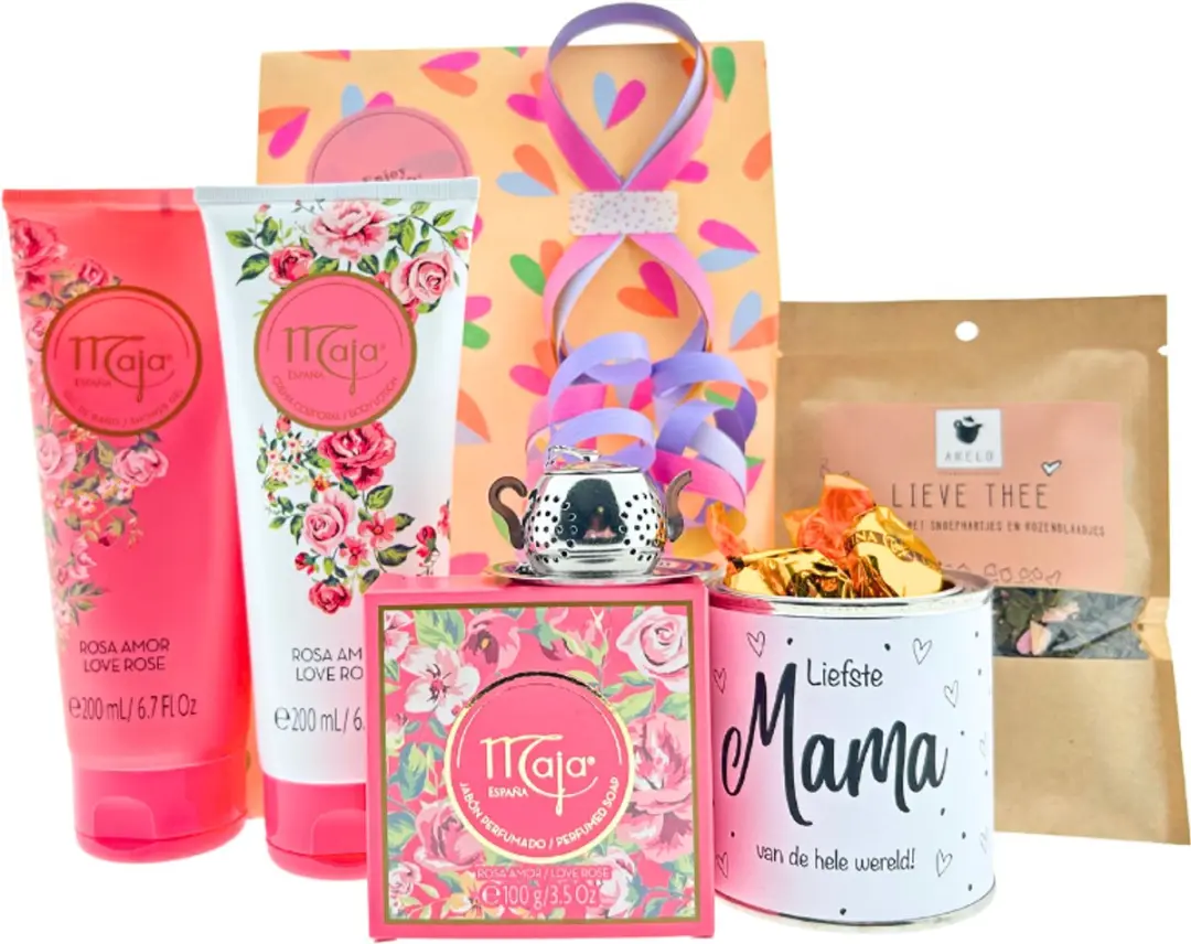 Maja Love Rose Cadeauset - Douchegel/Bodylotion/Zeep 500g