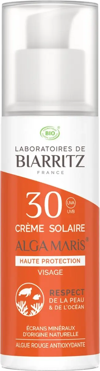 Laboratoires de Biarritz Alga Maris Gezichtszonnebrand SPF30 50ml
