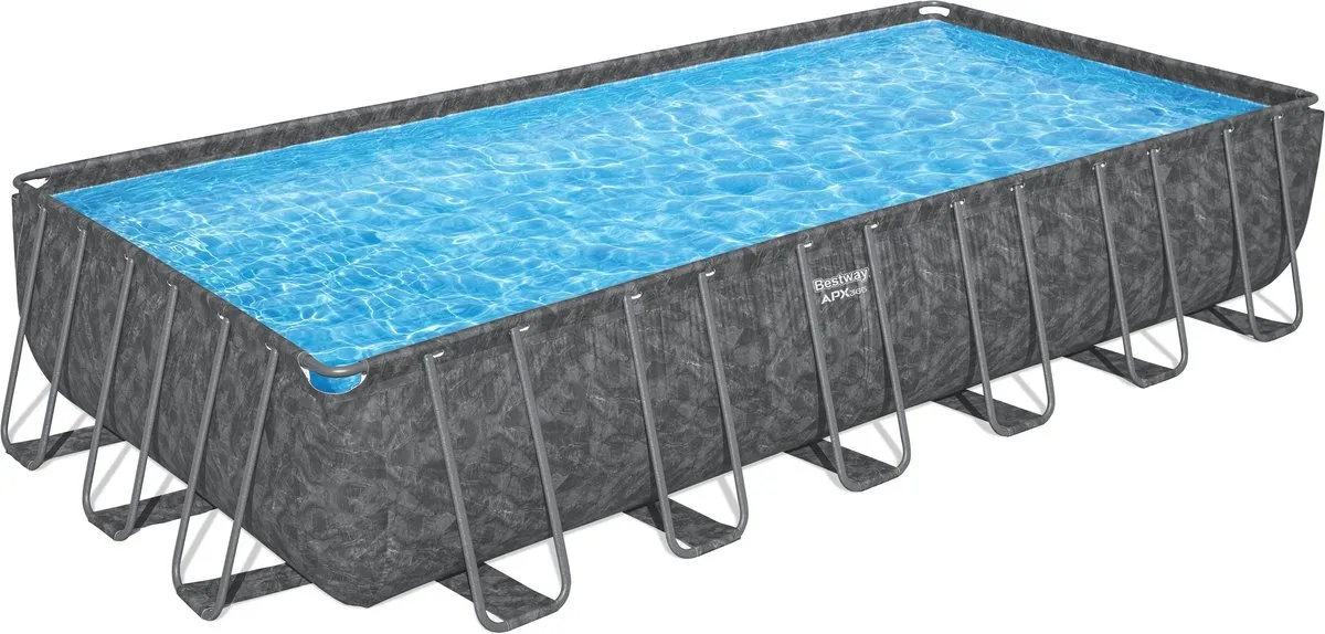 Bestway APX365 Bovengronds Zwembadset 732x366x132cm - 30.045L - Donkerblauw