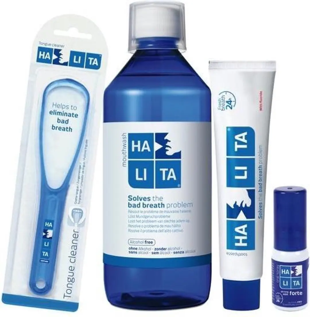Halita Tongreiniger - 3 Stuks Blauw