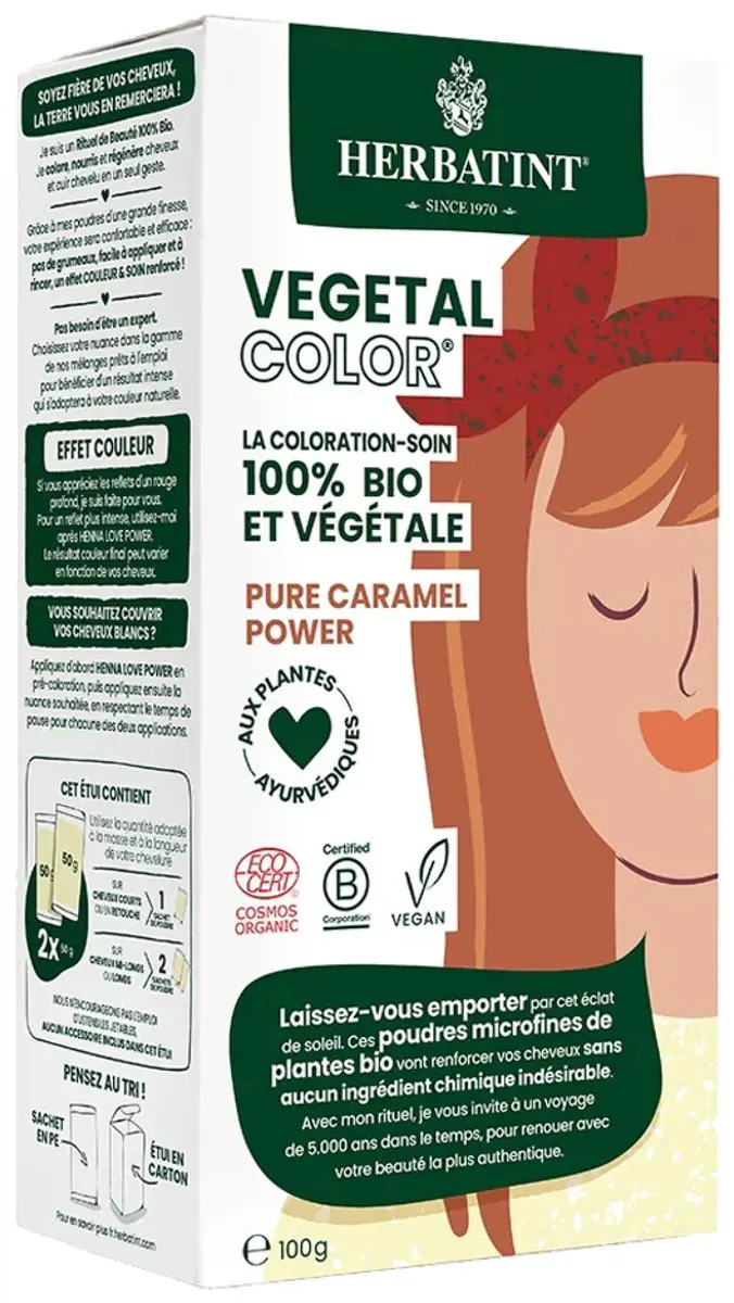 Herbatint Plantaardige Kleur Kastanje 100g - 2 Stuks