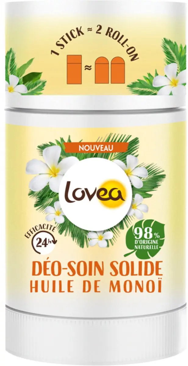 Lovea Solid Deodorant Tahiti Monoi - 3x50g