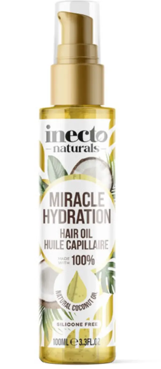 Inecto Naturals Miracle Hydration Coconut Hair Oil - 6x100ml
