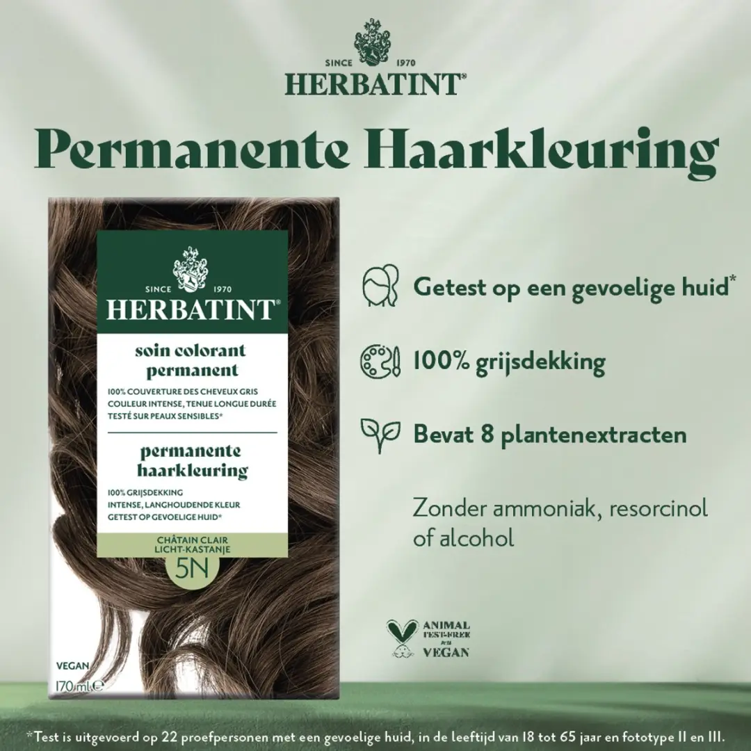 Herbatint Haarverf 6D Donker Goud Blond 170ml - Grijs