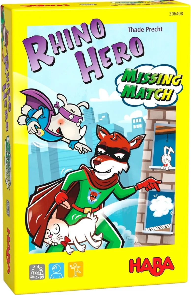 Haba Rhino Hero Missing Match Gezelschapsspel