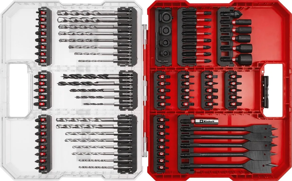 Einhell Boor-/Bitset 95-delig - XL-Case