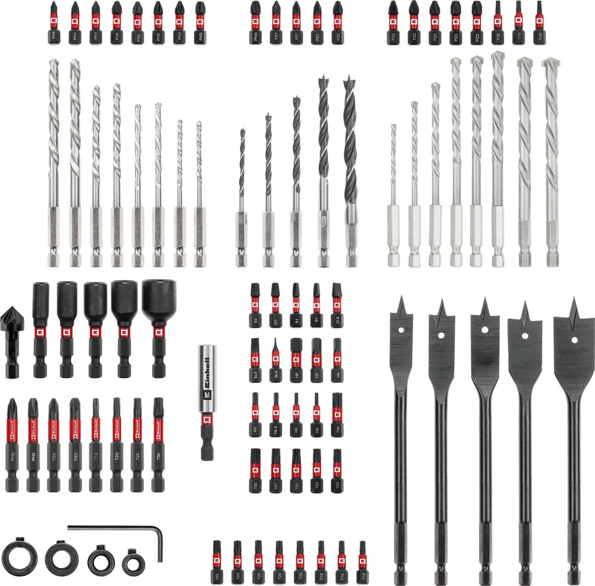 Einhell Boor-/Bitset 95-delig - XL-Case