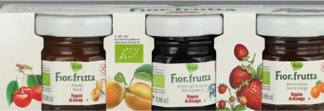 Fiordifrutta Jam Mini's Mix - 3x75g Rood