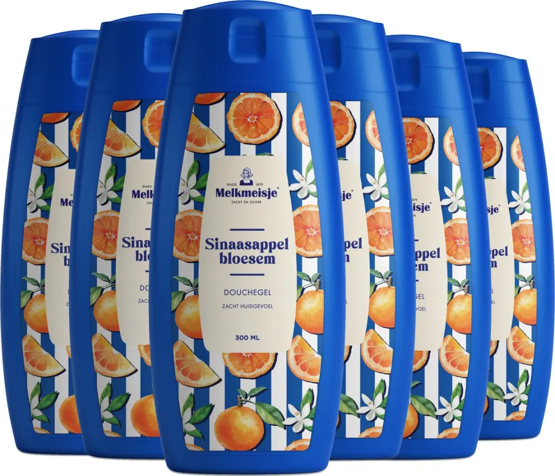 Melkmeisje Bad & Douchecrème Sinaasappel