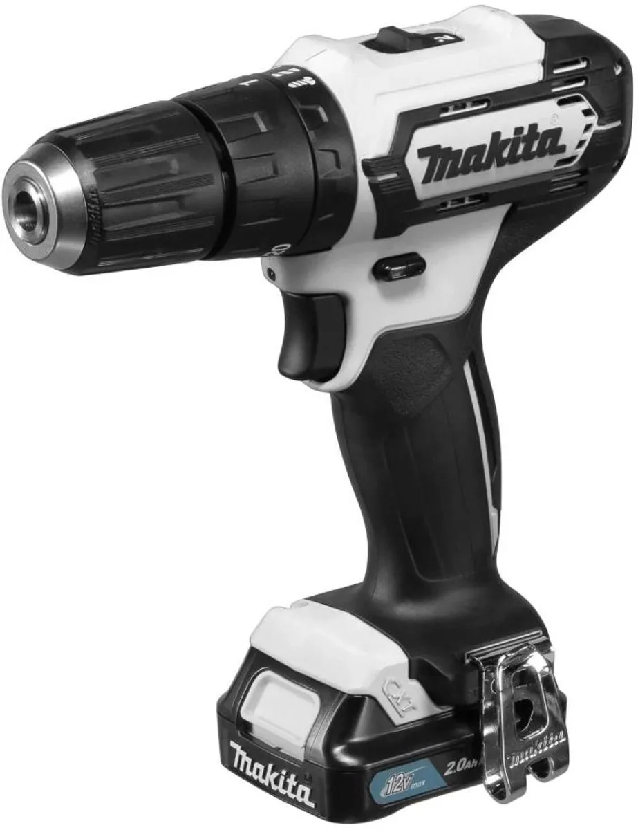 Makita HP333DSAW Accu-klopboorschroefmachine - 12V - 2 snelheden - Wit