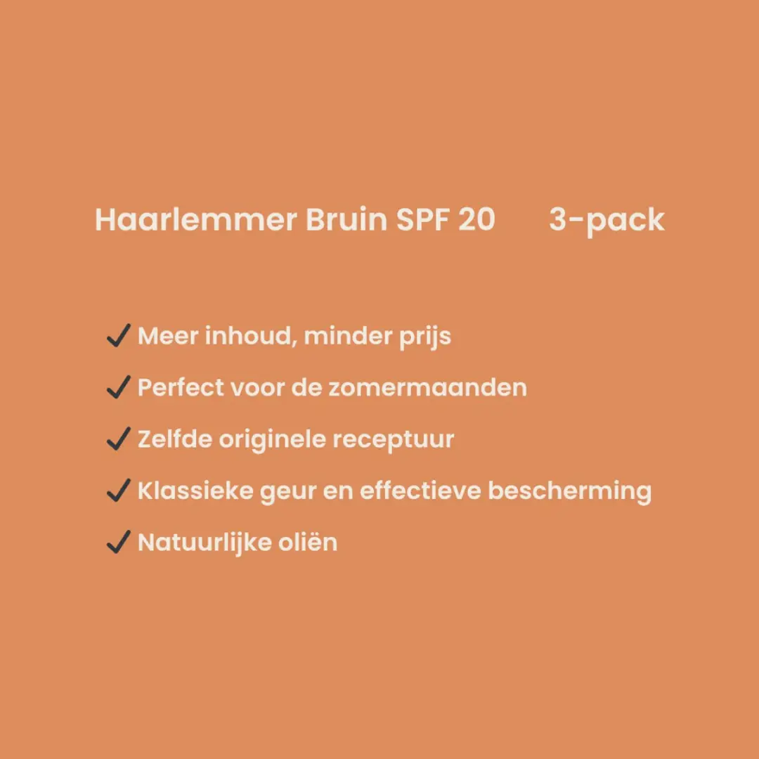 Jacob Hooy Haarlemmer Bruin Snelbruiner 150ml - 3 Stuks