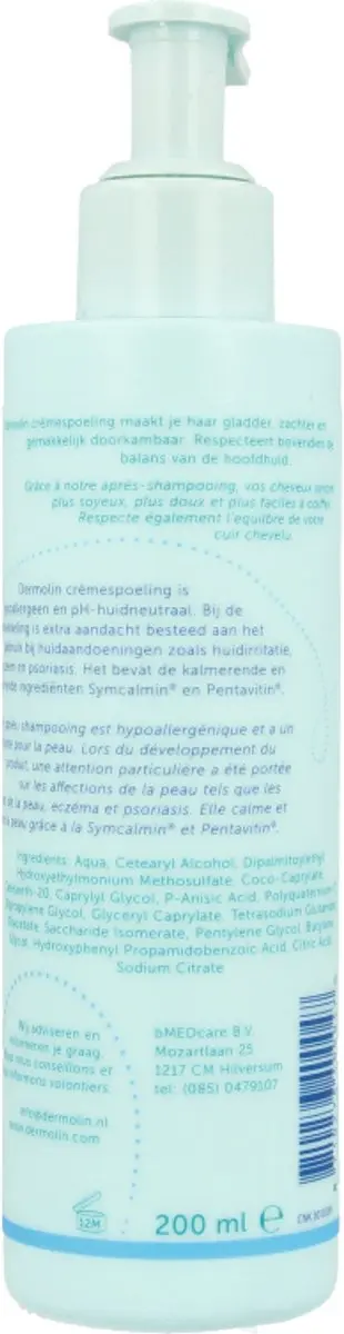 Dermolin Crèmespoeling 200ml - Gekleurd haar