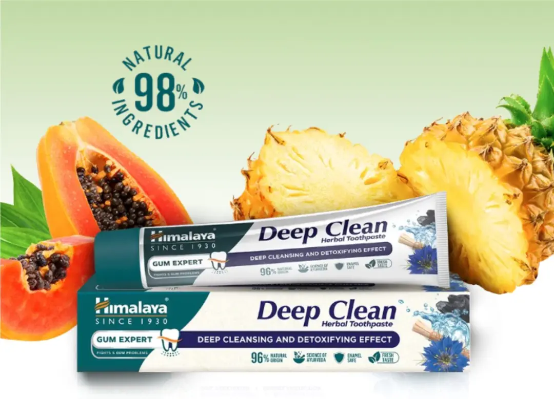 Himalaya Deep Clean Tandpasta 225ml - 3 Stuks