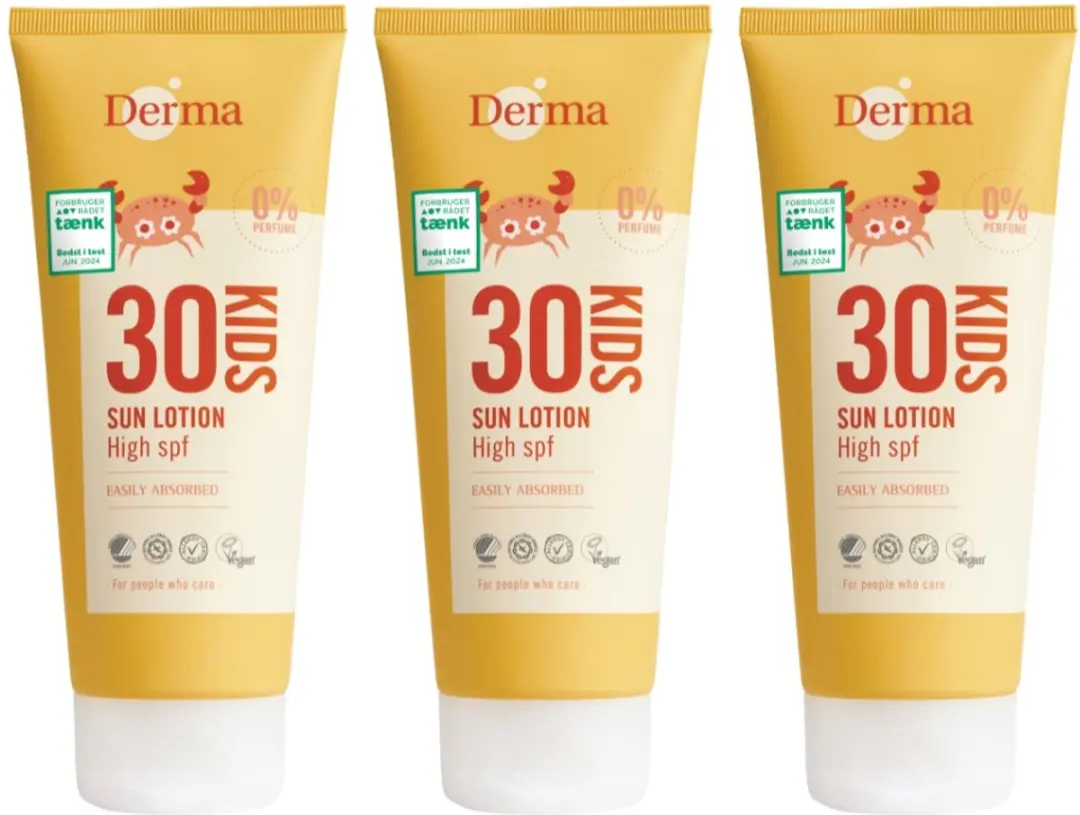 Derma Sun Kids Zonnebrand SPF30 3x200ml