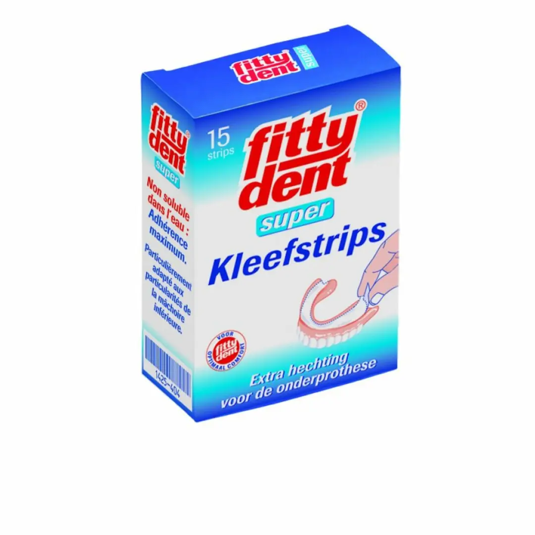 Fittydent Kleefstrips - 60 Stuks (4x15)