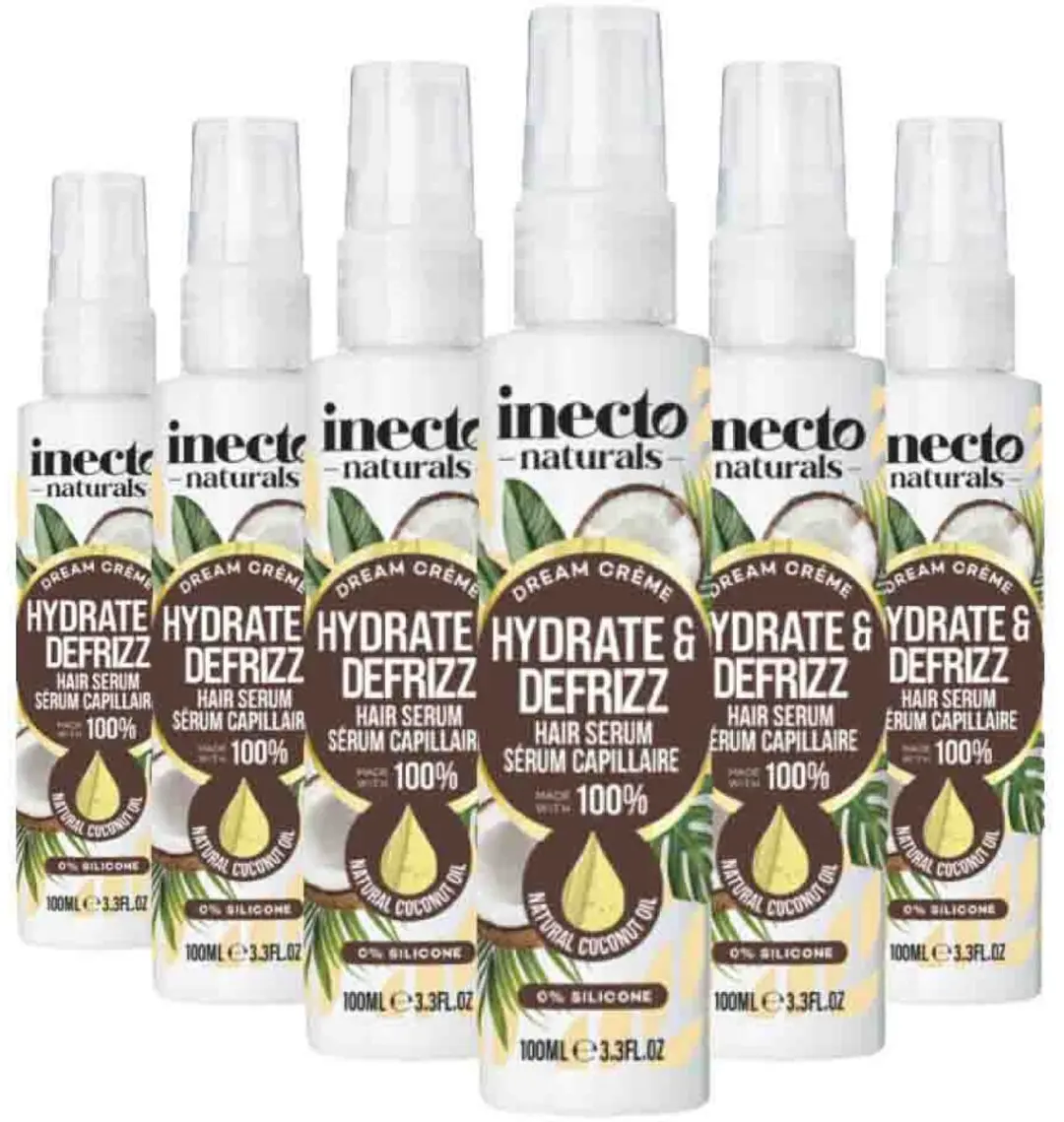 Inecto Naturals Hydrate & Defrizz Coconut Dream Haarserum 6x100ml