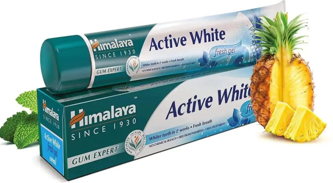 Himalaya Herbals Active White Tandpasta 75ml - Zonder Fluoride