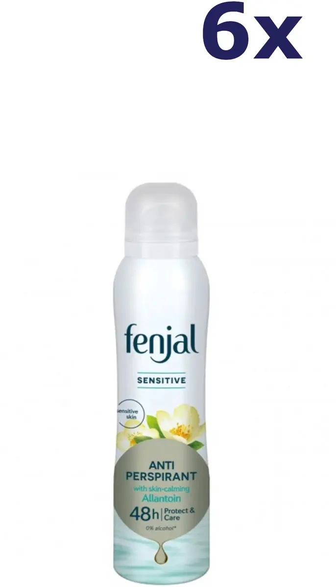 Fenjal Deodorant Spray Sensitive 150ml - 6 Stuks