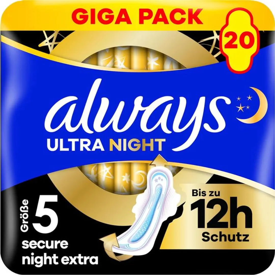 Always Ultra Secure Night Extra Maat 5 - 80 Stuks