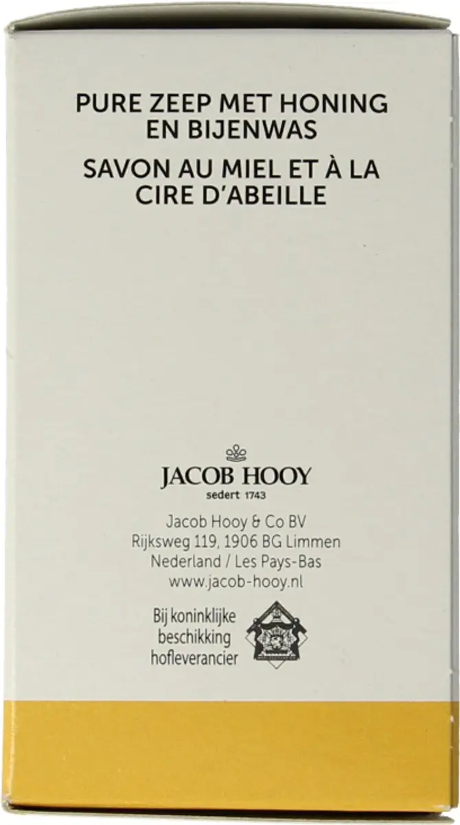 Jacob Hooy Bijenwas Zeep 240ml