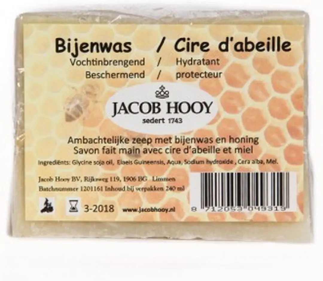 Jacob Hooy Bijenwas Zeep 240ml