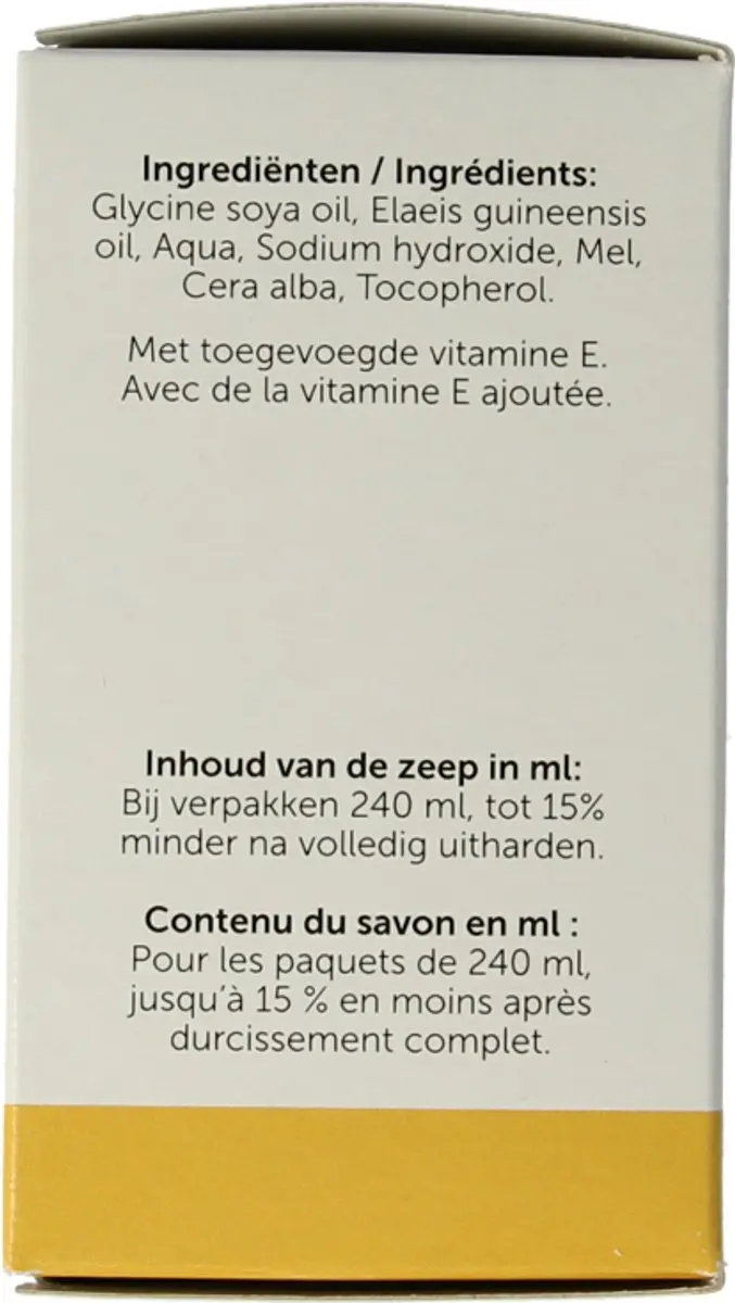 Jacob Hooy Bijenwas Zeep 240ml