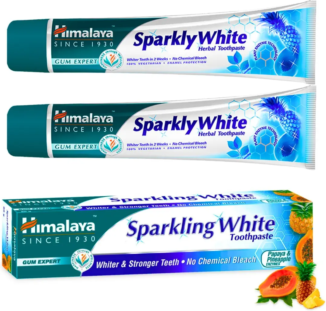 Himalaya Sparkly White Tandpasta 2x75ml
