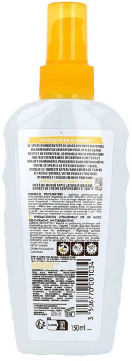Lovea Sun Zonnebrand Spray SPF 30 - 150ml
