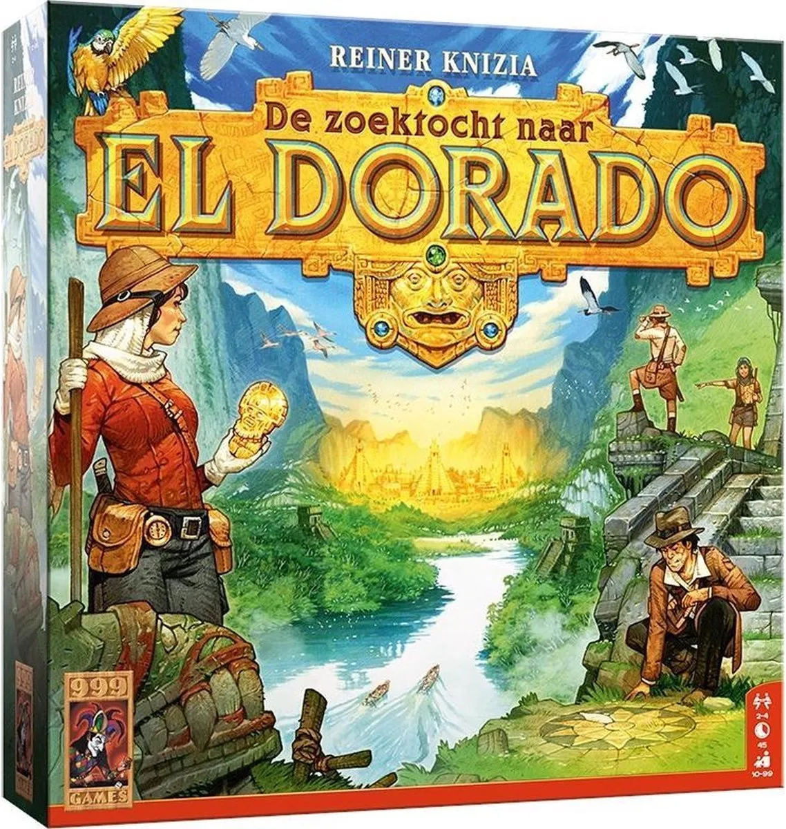 999 Games De Zoektocht naar El Dorado Bordspel - 2-4 Spelers