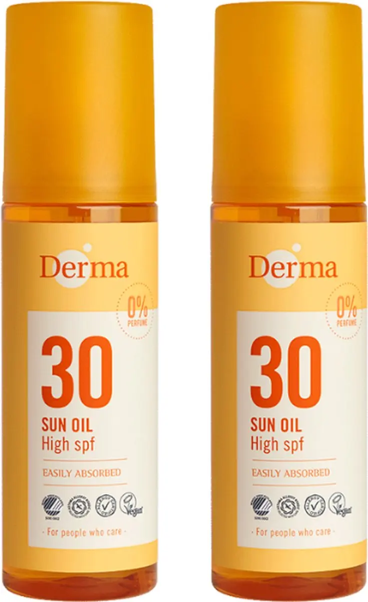 Derma Sun Zonneolie SPF30 2x150ml