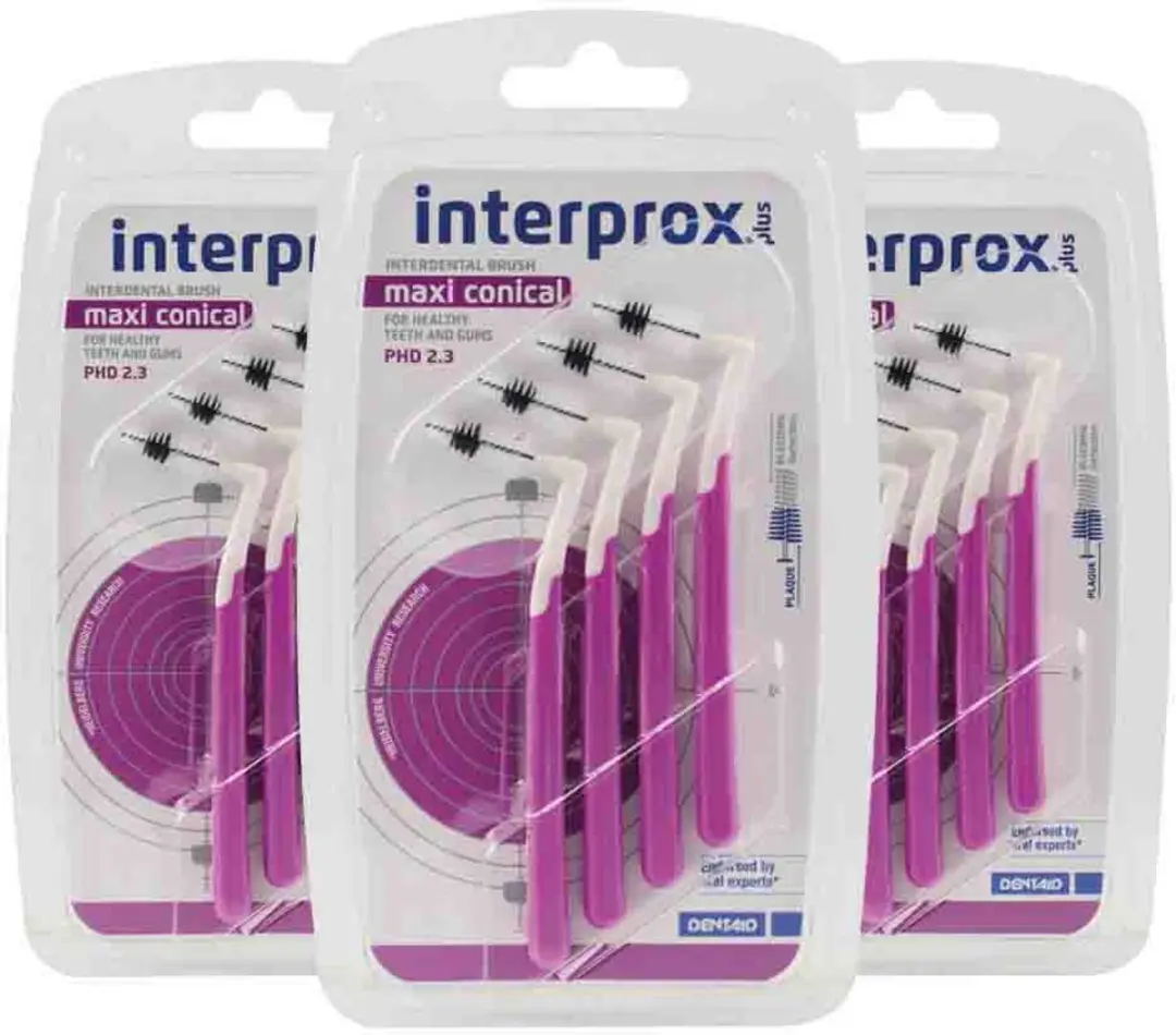 Interprox Ragers Plus Maxi Conical Paars 2,3mm - 12 Stuks