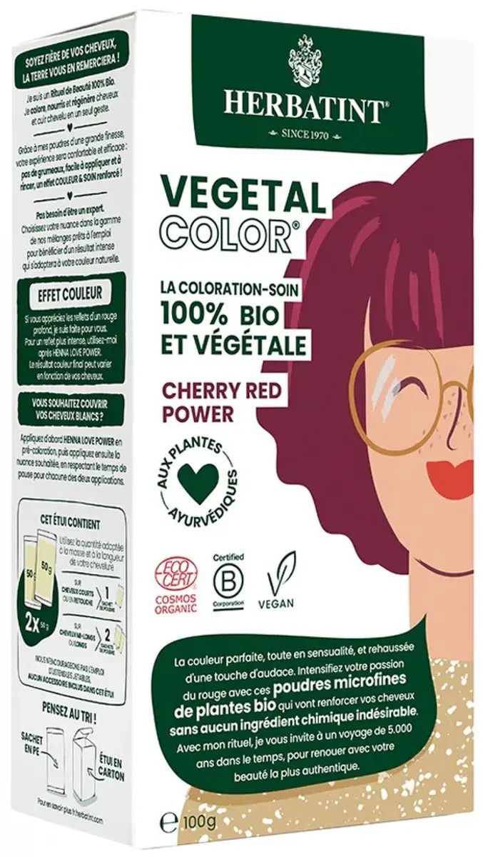 Herbatint Plantaardige Kleur Rood 100g