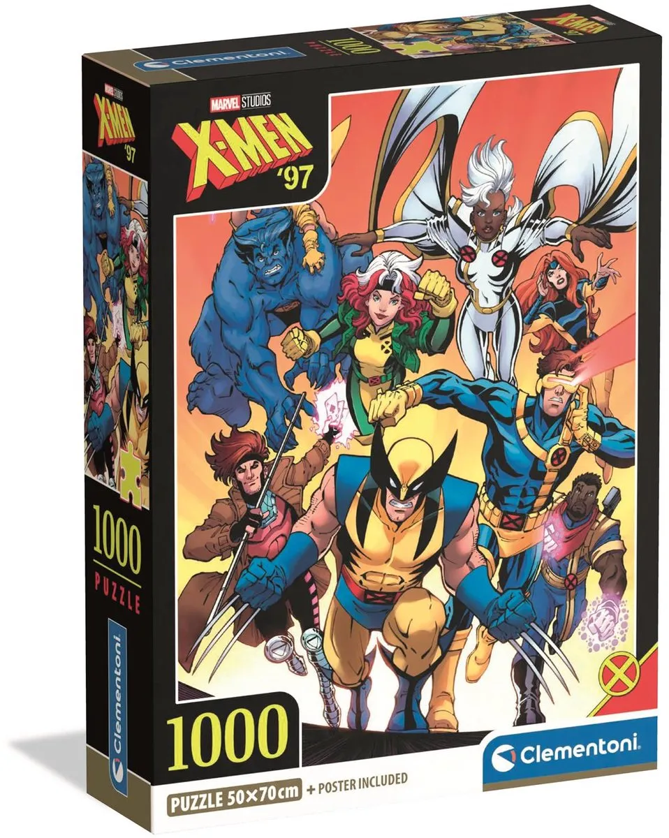 Clementoni Marvel X-Men Puzzel 1000 Stuks