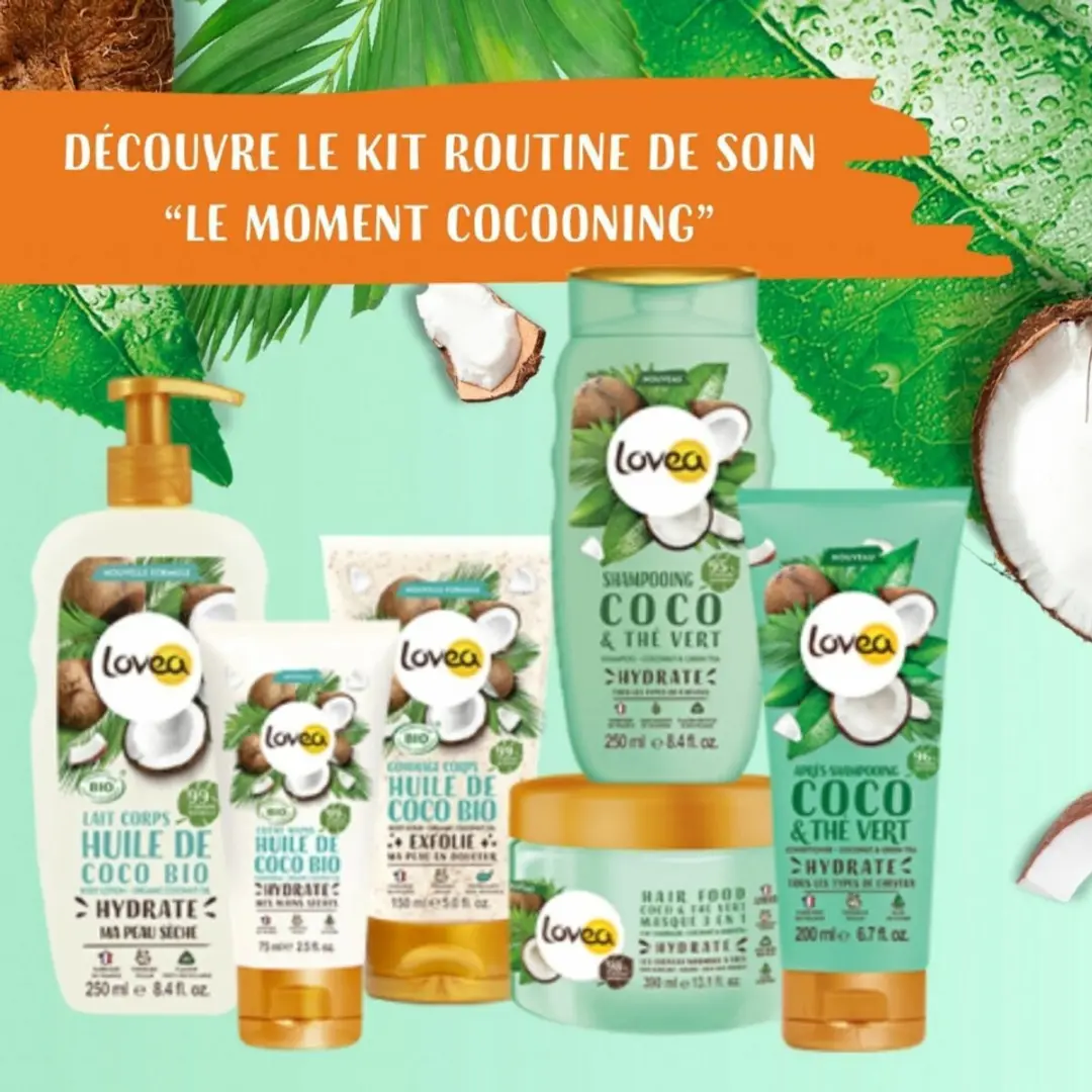 Lovea Biologische Body Scrub Kokos 2x150ml