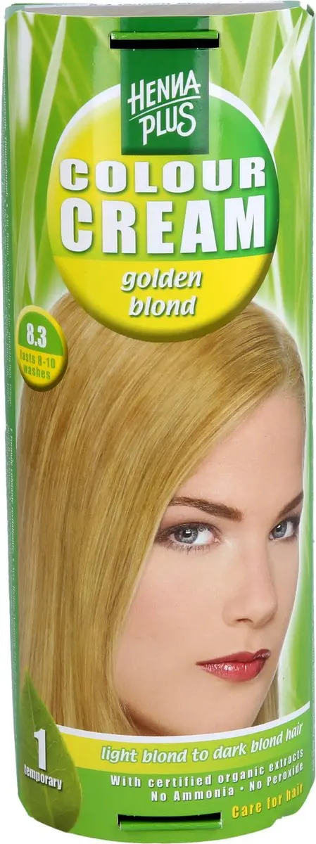 Hennaplus Kleurcrème 8.3 Golden Blond - 60ml