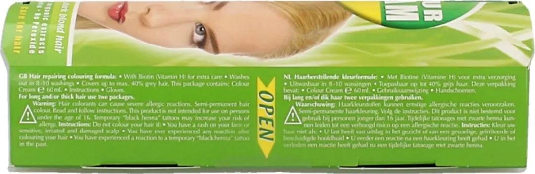 Hennaplus Kleurcrème 8.3 Golden Blond - 60ml