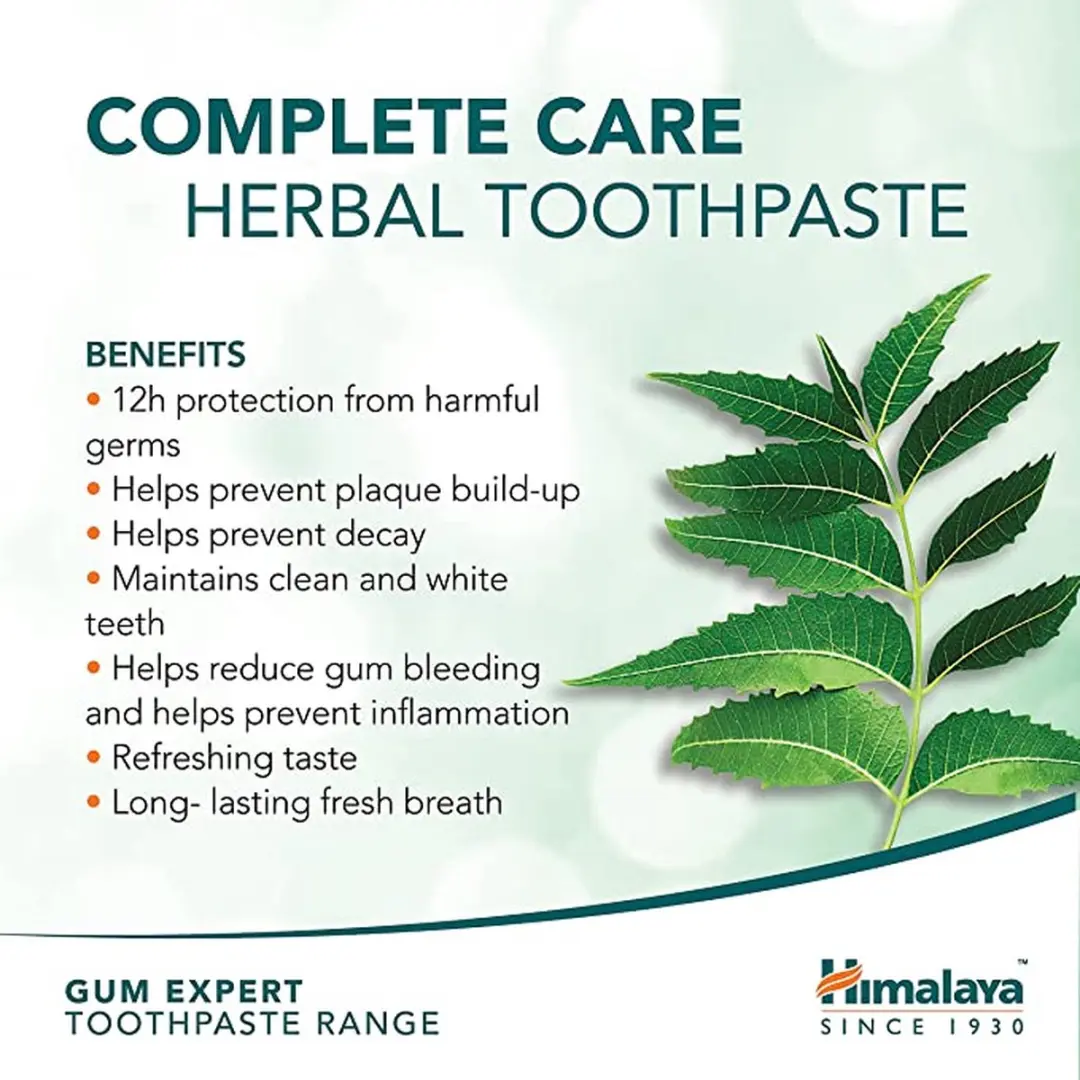 Himalaya Herbals Complete Care Tandpasta - 6x75ml - Vegan