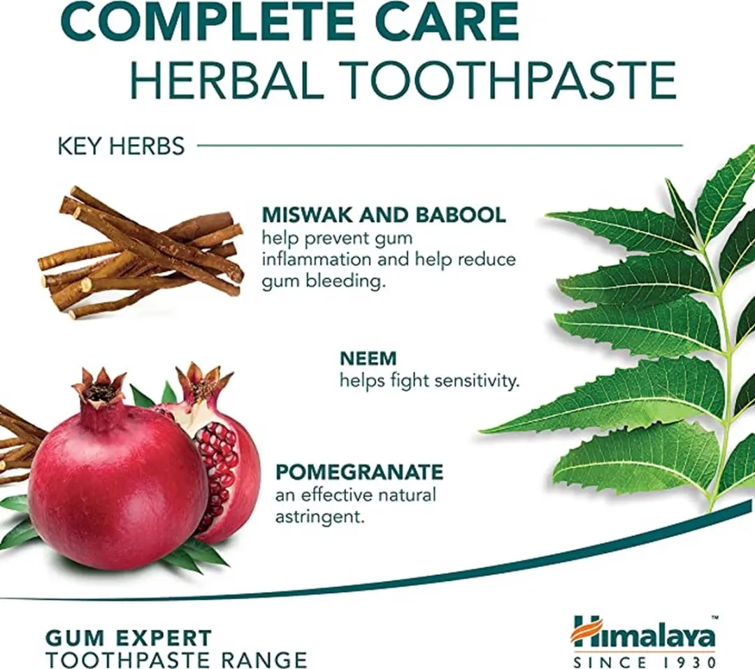 Himalaya Herbals Complete Care Tandpasta - 6x75ml - Vegan