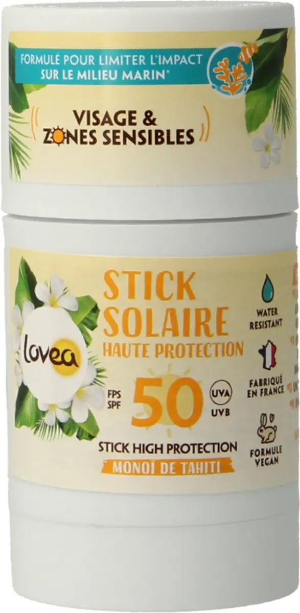 Lovea Sun Zonnebrand Stick SPF 50 - 40g - Gezicht